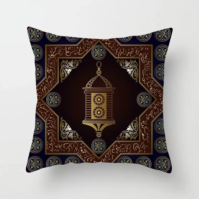 2024 Eid Mubarak Mājas Dekora Spilvendrānas Islāma Ramadan Dekors Mošeja Musulmaņu Spilvendrānas Dāvana