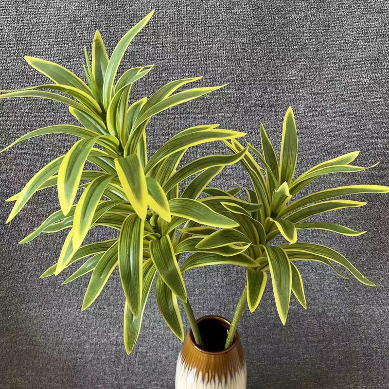 Cross-border Wedding Lily & Bamboo 3D Greenery Decoration - Artificial Floral Decor for Wedding Hall Landscaping.