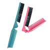 1Pcs Double Teeth Folding Comb Hair Brush Portable Hairstyle Travel Hairbrush Head Massager Salon Portable Styling Tool
