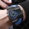 Luxury Men Watches Big Dial Quartz Watch Casual Leather Band Men Sports Wristwatches Relogio Masculino