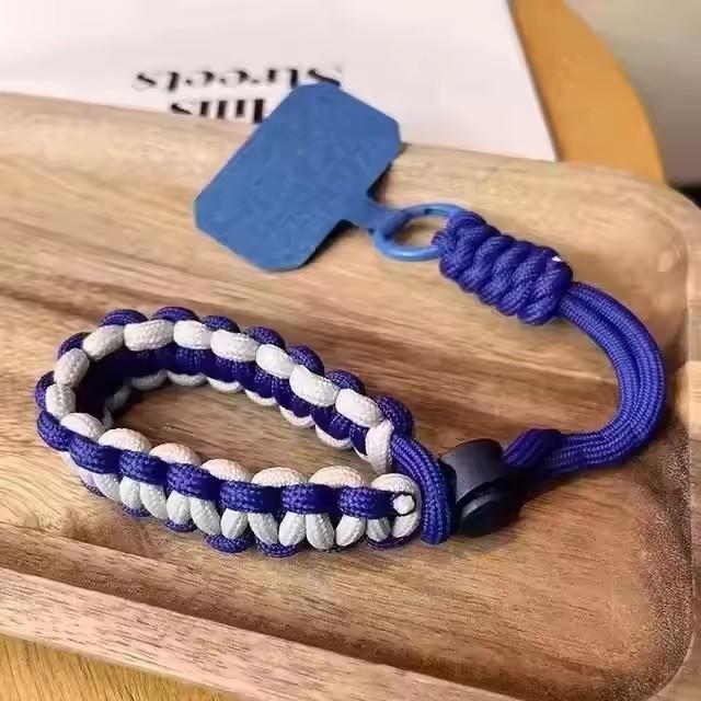 

Handwoven Adjustable Universal Mobile Phone Wrist Strap Short Lanyard Outdoor Sports Convenient Safety Anti-Drop Rope