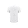 Under Armour Solid Color Round Neck Pullover Training Reflective Short Sleeve T-Shirt Men Tops White 1377054-100