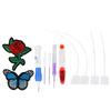Punch Needle Set Embroidery Stitching Craft Tool TPR Handle DIY Sewing Threading Device
