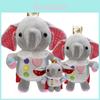 Cartoon Elephant Plush Toy With Short Pile Material For Kids And Collectors