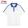 Li-Ning Kids' Unisex Breathable Short Sleeve Sport Polo T-Shirt