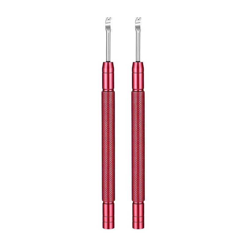 Red Plastic Watch Pin Pusher & Second Hand Remover Tool Set