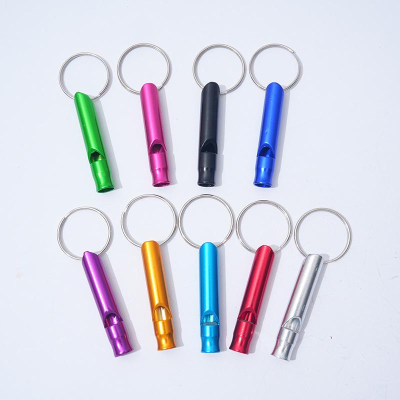 Multifunctional Outdoor & Pet Training Survival Whistle Keyring