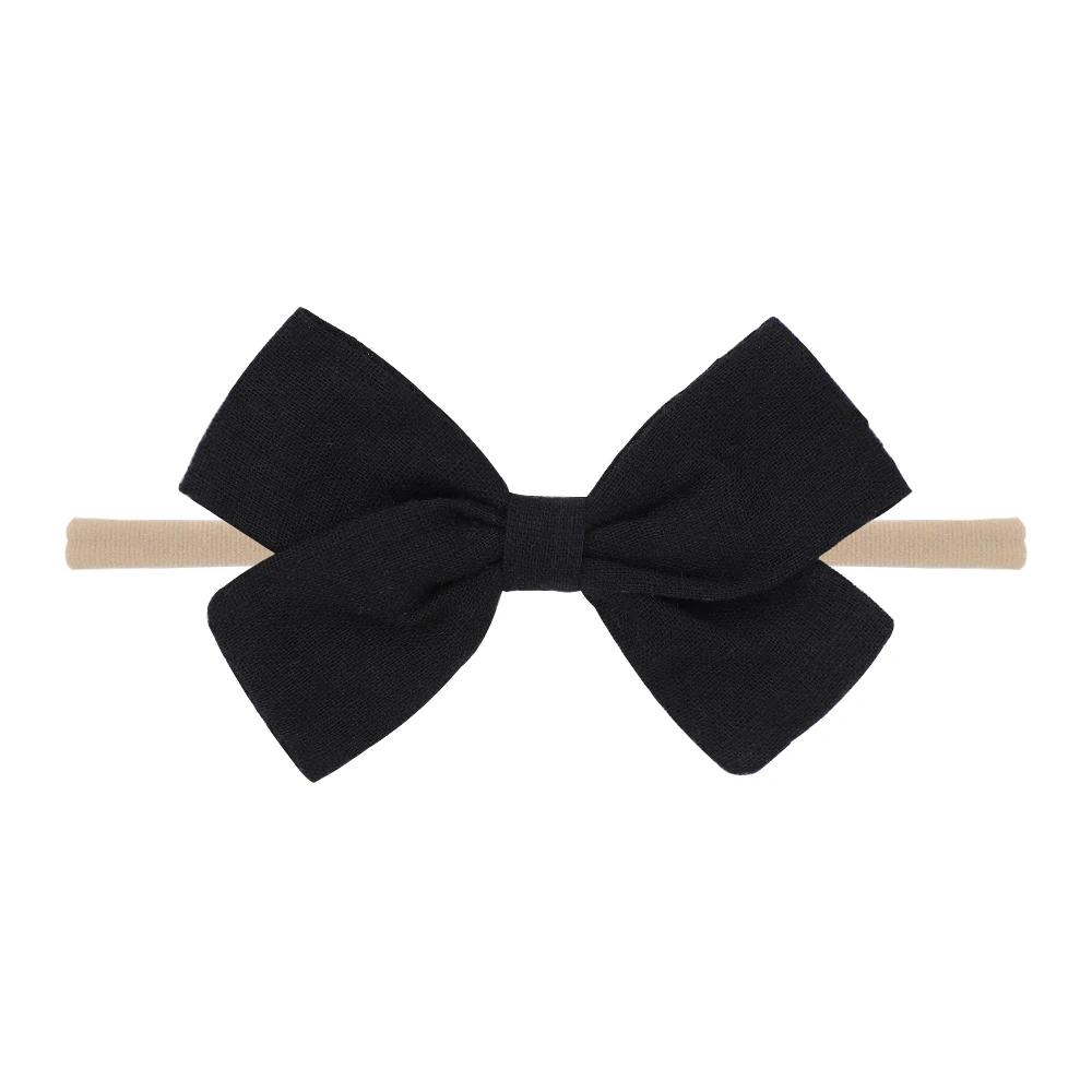 20Color 1Piece Cute Baby Headband Infant Kids Bows Headwear Tiara Gift Toddlers Bandage Newborn Girls Headwrap Hair Accessories
