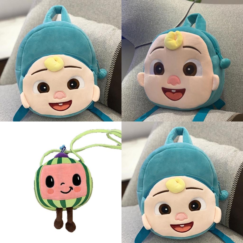 Cute Cocomelon Plush Toddler Backpack For Kids Of All Ages Perfect School Bag!