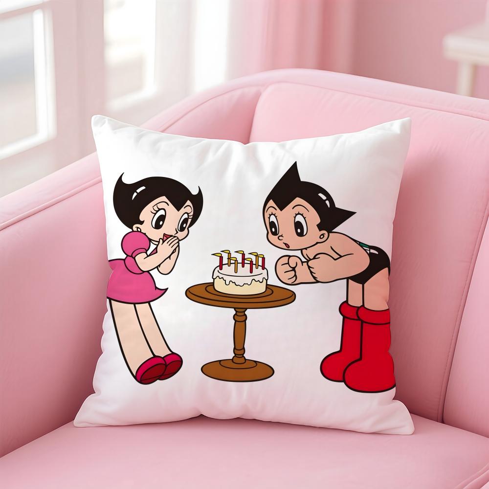 Anime S-Astro B-Boy Cushion Cover Comfortable Reversible Pillow Cover Ideal for Car Sofa Bedroom & Beyond