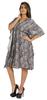 Moomaya Womens Short Kaftan Cover Up Night Dress Kaftan Gown Kimono