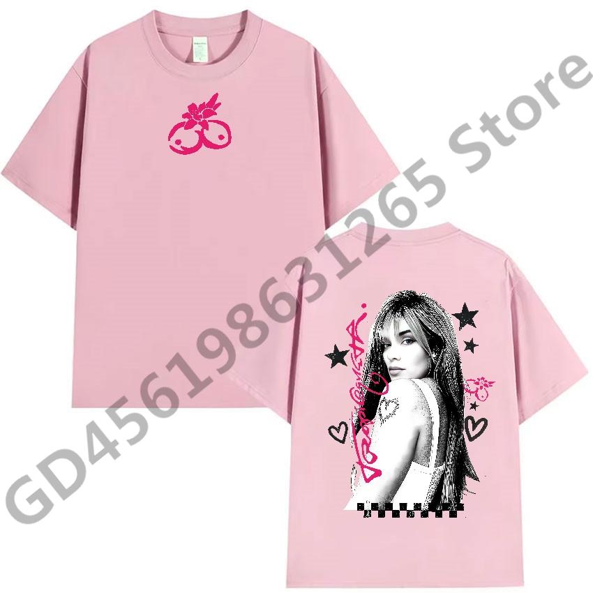 Personality KAROL G Tropicoqueta T Shirt Unisex Women Retro Fashion Cotton Short Sleeve Tees Summer Casual ONeck Clothing Tops