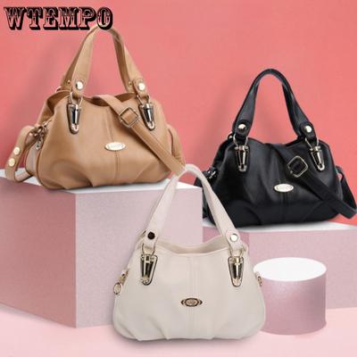 Bag Female 2023 Handbag Women Middle-aged Mother Bag Soft Leather Single Shoulder Crossbody Bag