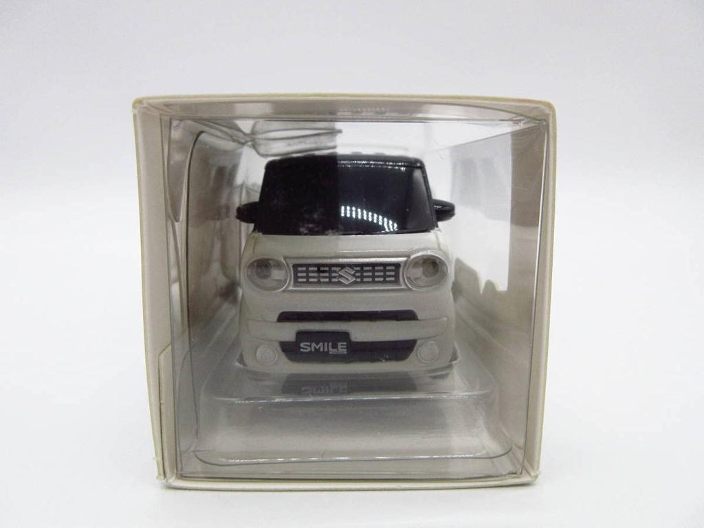 Suzuki New Wagon R Smile Dealer Exclusive Pullback Car Miniature Car Color Sample Pure White Pearl Black 2-Tone