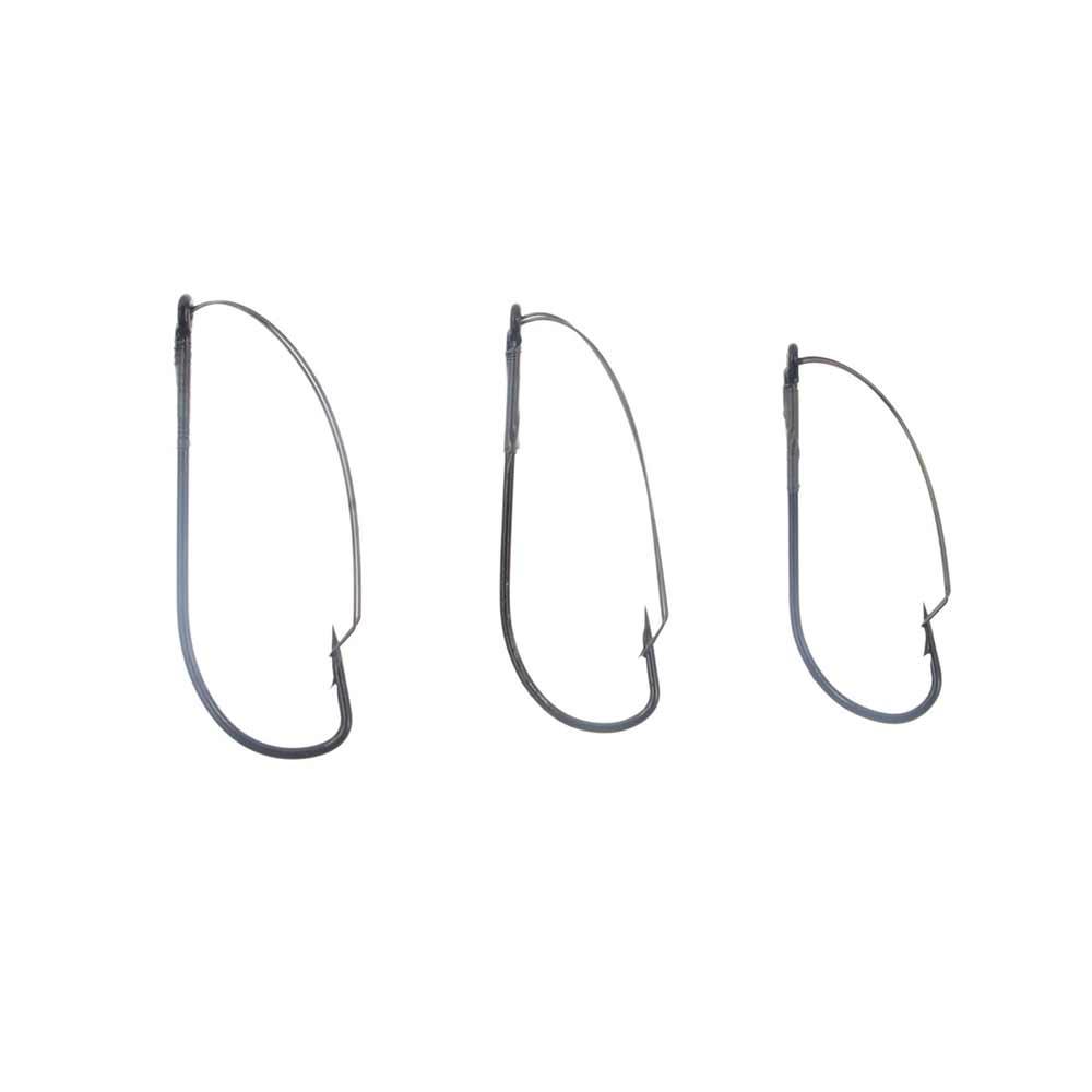 Carbon Steel Wide Gap Hook Fishhooks Fishing Hooks Wacky Rig Hook Weedless Fishing Hook Barbed Hook