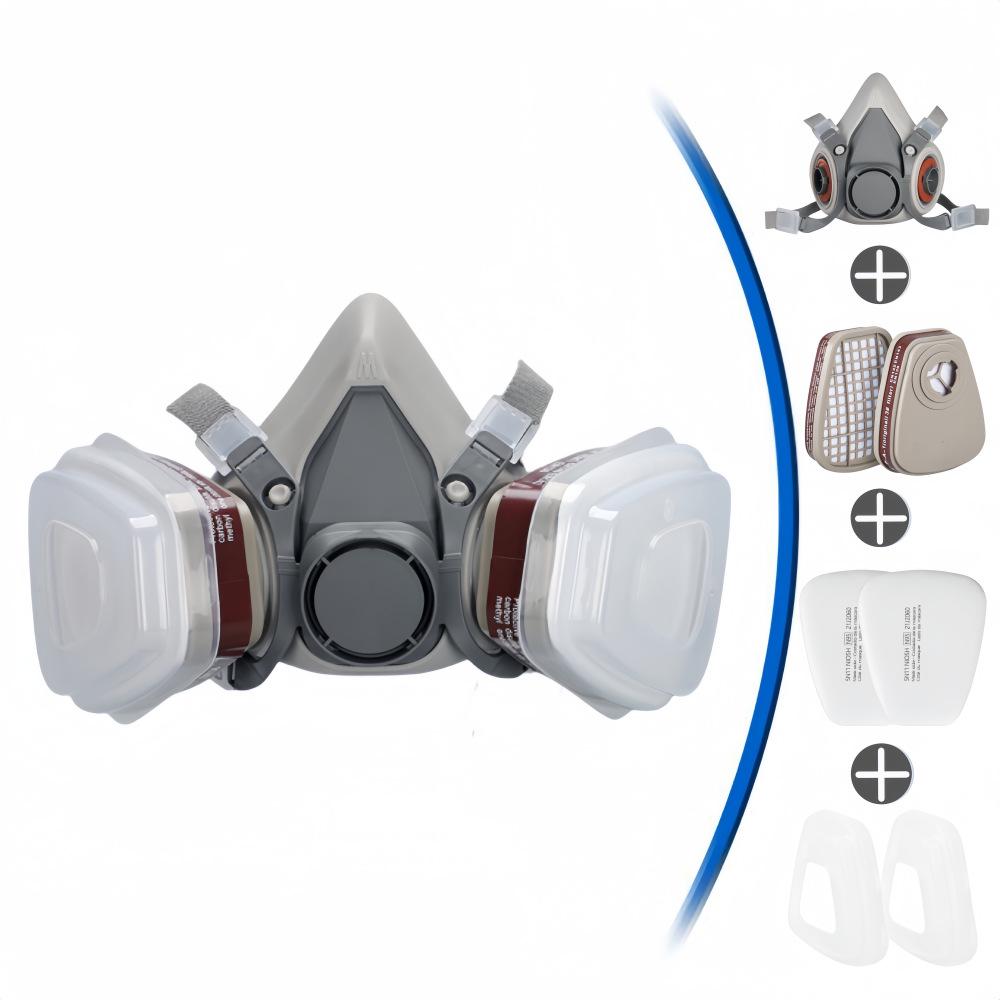 6200 Protective Respirator for Pesticide, Spray Paint, Chemical, Firefighting, and Formaldehyde