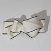 Black White Ponytail Hair Clip Charming Headwear New Imitation Bow Hairpin  Women Girls