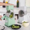 6-in-1 Rotary Cheese Shredder - Durable Kitchen Grater with Handle for Effortless Cheese & Vegetable Shredding, Ideal for Meal Prep