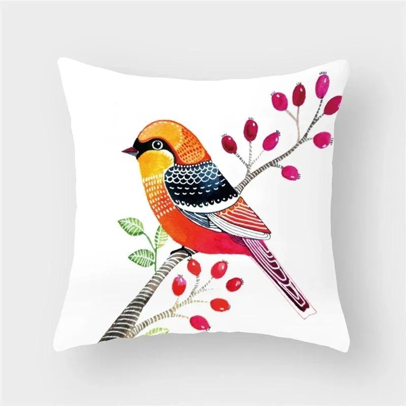 Decorative Bird, Flower And Animal Home Decoration Cushions Pillowcases Cushion Covers Sofa Pillows Pillowcases Arabic Pillows