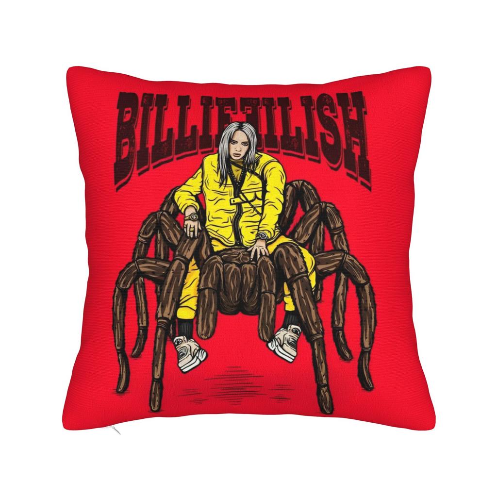 Famous Singer BBillie EEilish  Pillowcase Polyester Cushion Cover Gift Throw Pillow Case Cover Home Drop Shipping 40X40cm
