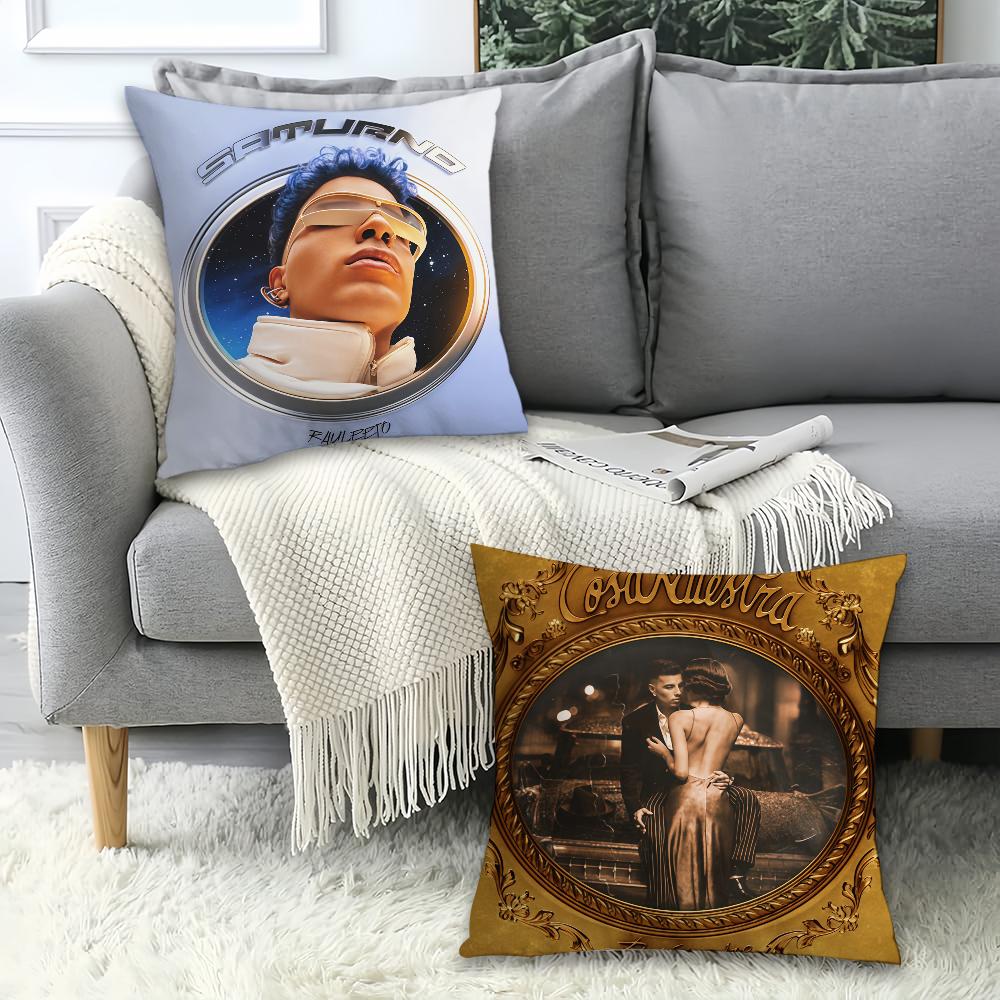 Singer R-Rauw A-Alejan D-Dro Pillow Case Office Cushions Suitable For Sofa Car Bedroom Decorative Cushion Cover