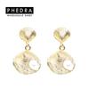 Damen Gold Perlen Ethnische Ohrringe