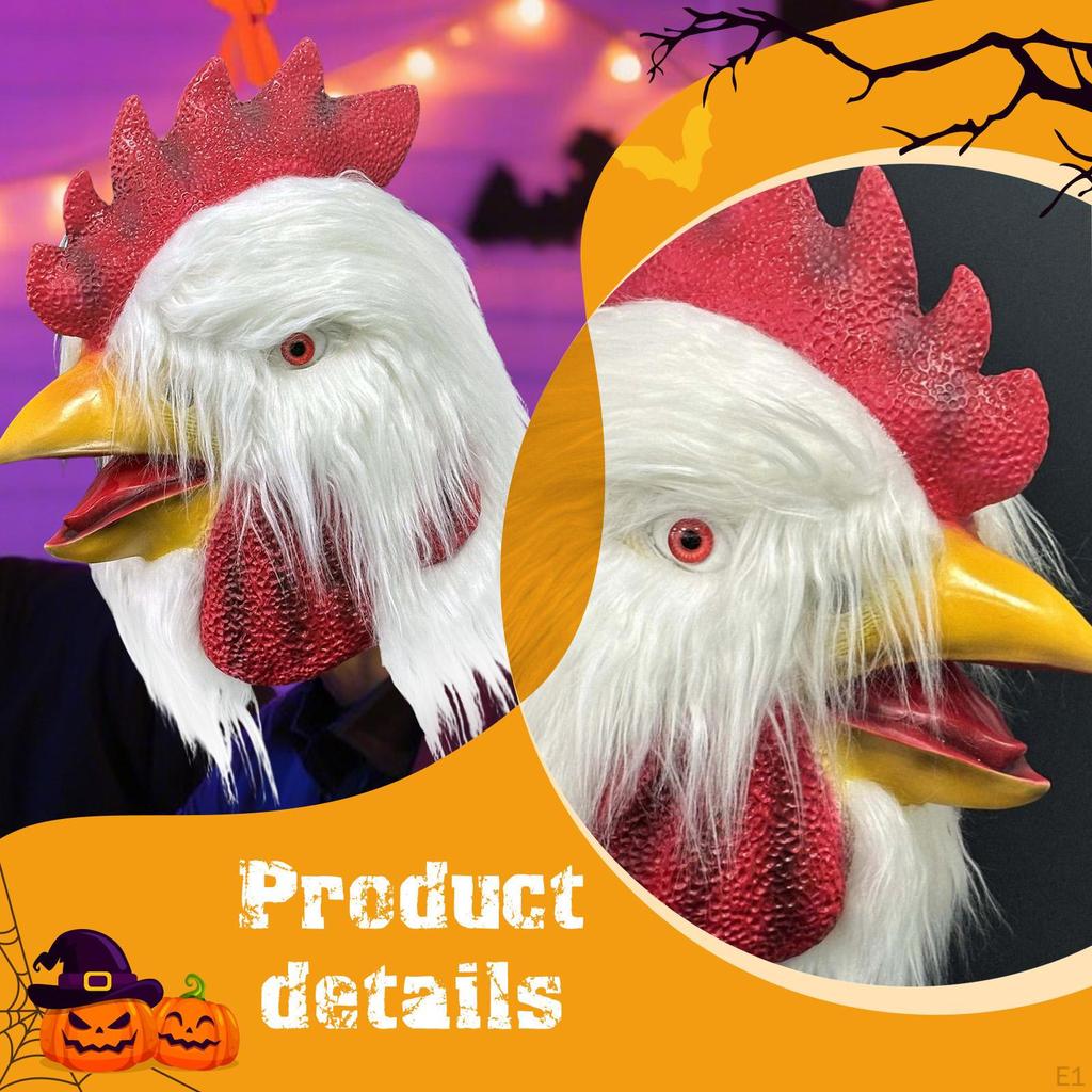 Head ,Chicken Halloween Costume for Festival Stage Shows Carnival