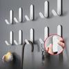 Iron Wall Hook - No-Drill Coat & Hat Hanger for Kitchen/Bathroom - Space Saving