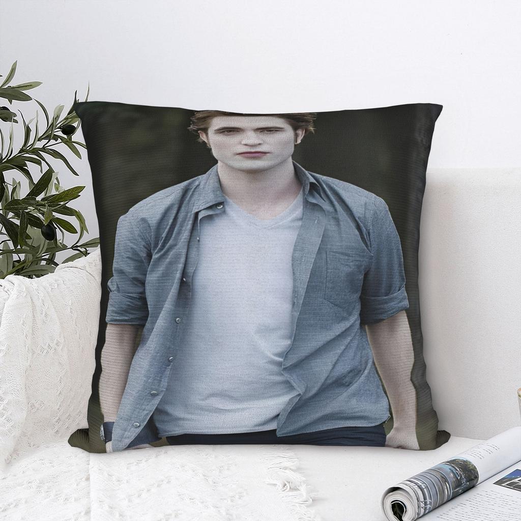 Edward Cullen Homage Twilight Printing Pillowcases Cushion Cover Throw Pillow Cover Y2K Home Decorations Square Multi-Size