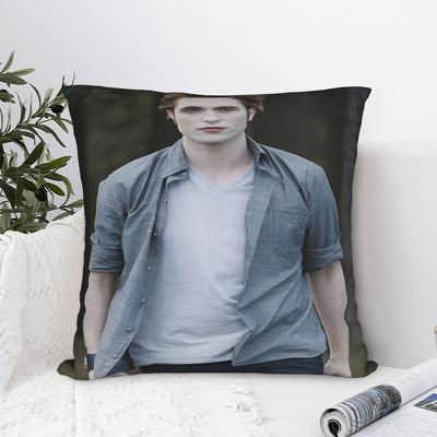 Edward Cullen Pocta Stmívání Tisk Povlaků na Polštáře Potah na Polštář Potah na Dekorační Polštář Y2K Domácí Dekorace Čtvercový Více Velikostí