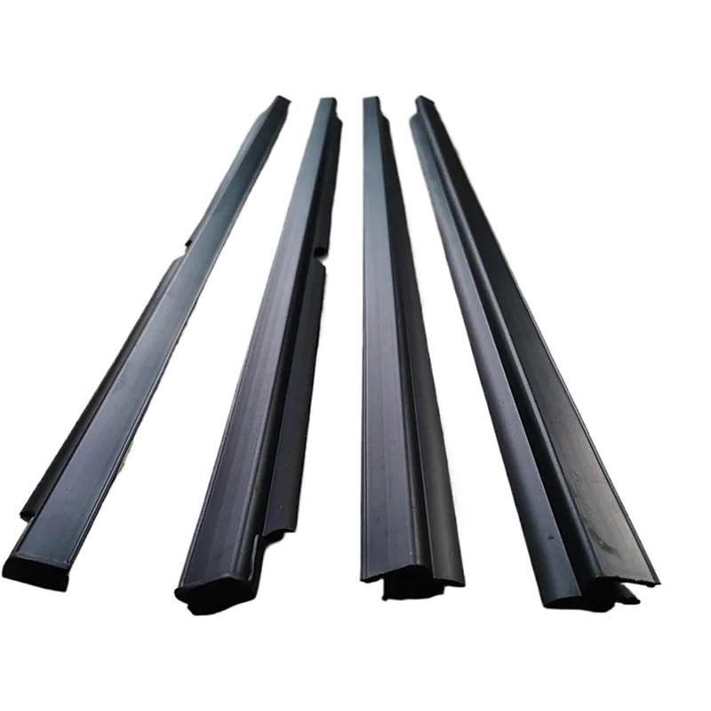4 Stuks Auto Raam Rubberen Afwerking Voor Mitsubishi Pajero Montero V73 V93 V97 2000-2016 Weerstrip Afdichting Deurlijst Afwerking Glasafdichting