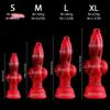 Red Giant Realistic Dildo Soft Silicone Suction Cup Anal Plug Dilation Durable Sex Toy for Women Men Prostate Massage 18+