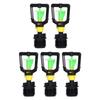 5PCS G1 2 Male Thread Rotating Sprinkler Nozzle Spray Head Misting Nozzle for Garden Irrigation