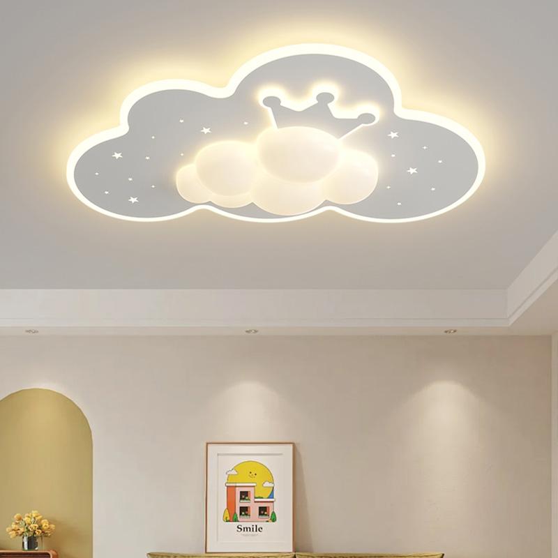 Creative Cloud Bubble LED Ceiling Light Home Decor Bedroom Children's Room Girl  Pendant Lamp Interior Ceiling Chandelier