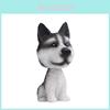 Husky Creative Car Ornaments Resin Figures For Car Interior Decor Gift For Teens