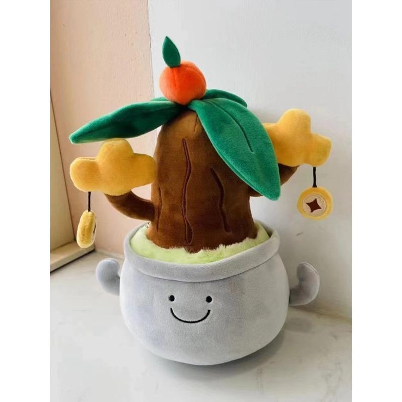 Kreativer Geldbaum Topfpflanzenpuppe Plüschtier Kiefernpuppe Geschenk Schlafzimmer Ornament Anhänger