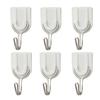 12Pcs Self Adhesive Bathroom Kitchen Stick On Wall Door Towel Holder Hook Hanger