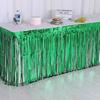 Colorful Table Skirt Tablecloths  For Party Birthday Gatherings Holiday Wedding Decorations
