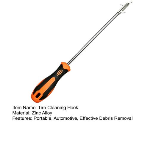 Tire Tread Groove Stone Remover Cleaning Hook, Car Gap Buckle Portable Hook Cleaner Universal Tool Automotive Repair