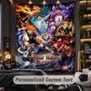 Personalized Wall Tapestry,Haikyuu Custom Printed Name, Fabric Wall Art For Indoor Room Backdrop