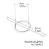 Alloy Geometric Hair Clip Japanese Style Circle Headpiece Casual Hair Accessories  For Girls