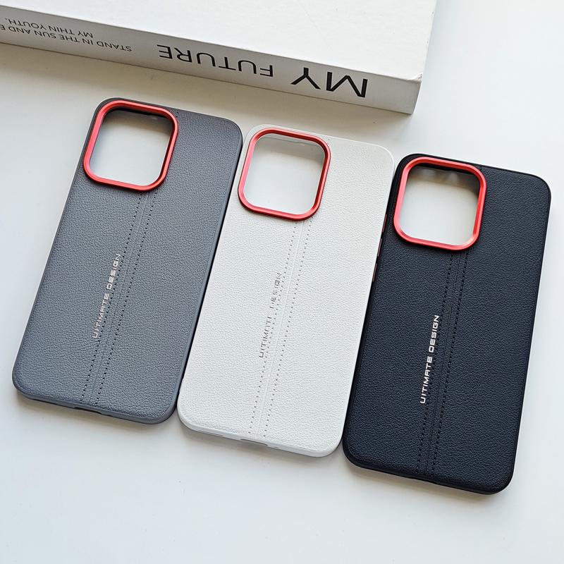 Case For Phone Yulin-003 Black/White/Grey For Oneplus Turbo 6 6V Case Business Pu Leather + Soft Tpu Edge Ultra Thin Cover For One Plus Turbo 6 V