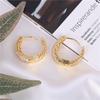 Hot selling personalized hollow women's circular earrings, fashionable women's circular earrings, jewelry accessories