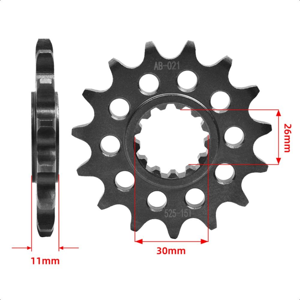 525 15T Front Sprocket Gear Staring Wheel Cam For Yamaha MT09 MT-09 SP 2021 2022 XSR900 MTM890 XSR 900 MTM 890 MT 09