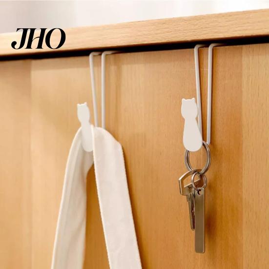 Easy Install Wall Hook Door Back No Punching Stable Load-Bearing Damage Hanger Nail-Free Compact Space-Saving Organizer for Bedroom