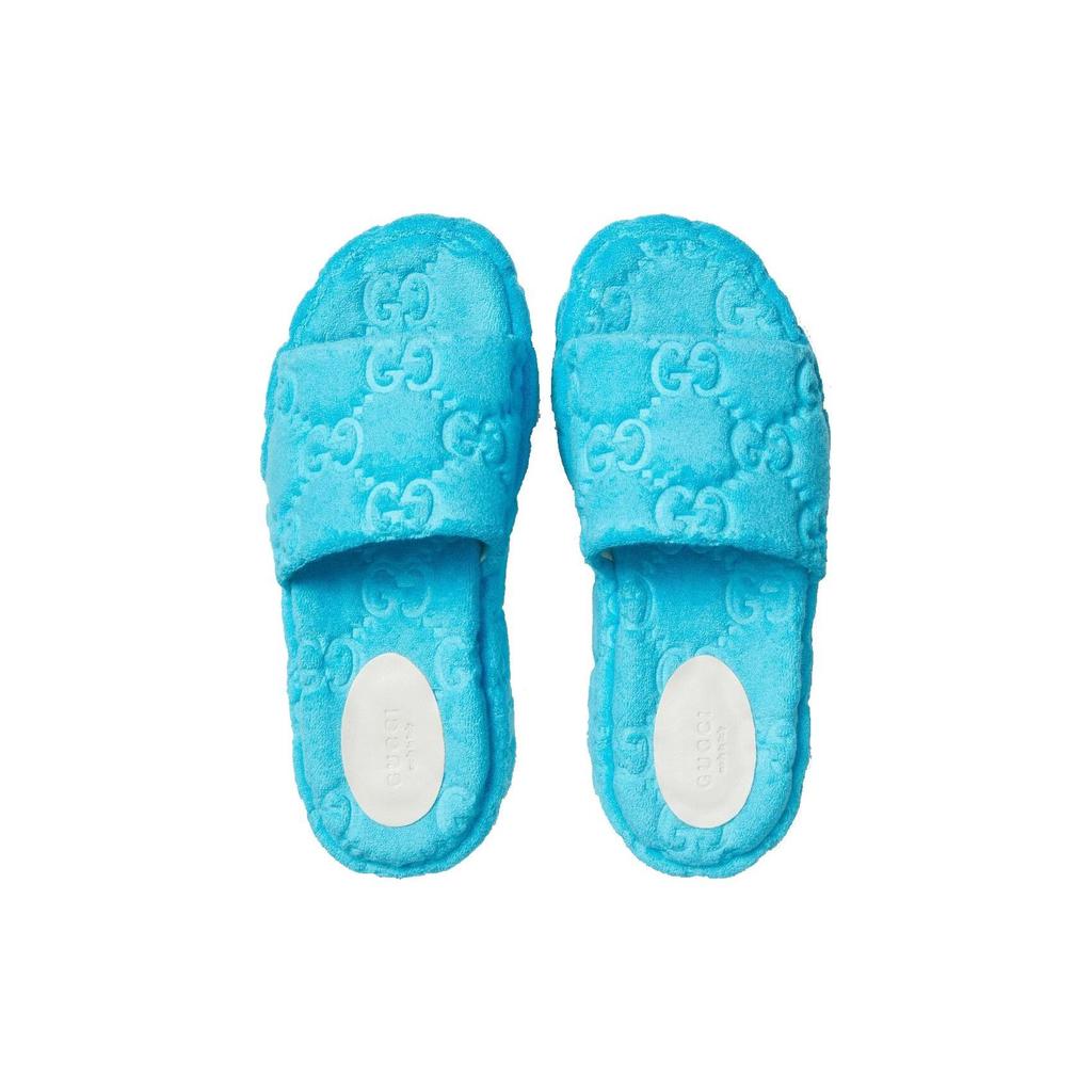 Gucci Wmns Gg Platform Sandal 'Blue' Women's 700599 U2O00 4917