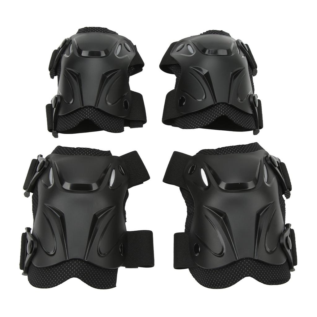 Knäskydd Armbågsskydd Skydd Justerbara Stötdämpande Ergonomiska Utomhussäkerhetsmaterial för