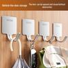 304 Stainless Steel Self-Adhesive Hooks (5-Pack)