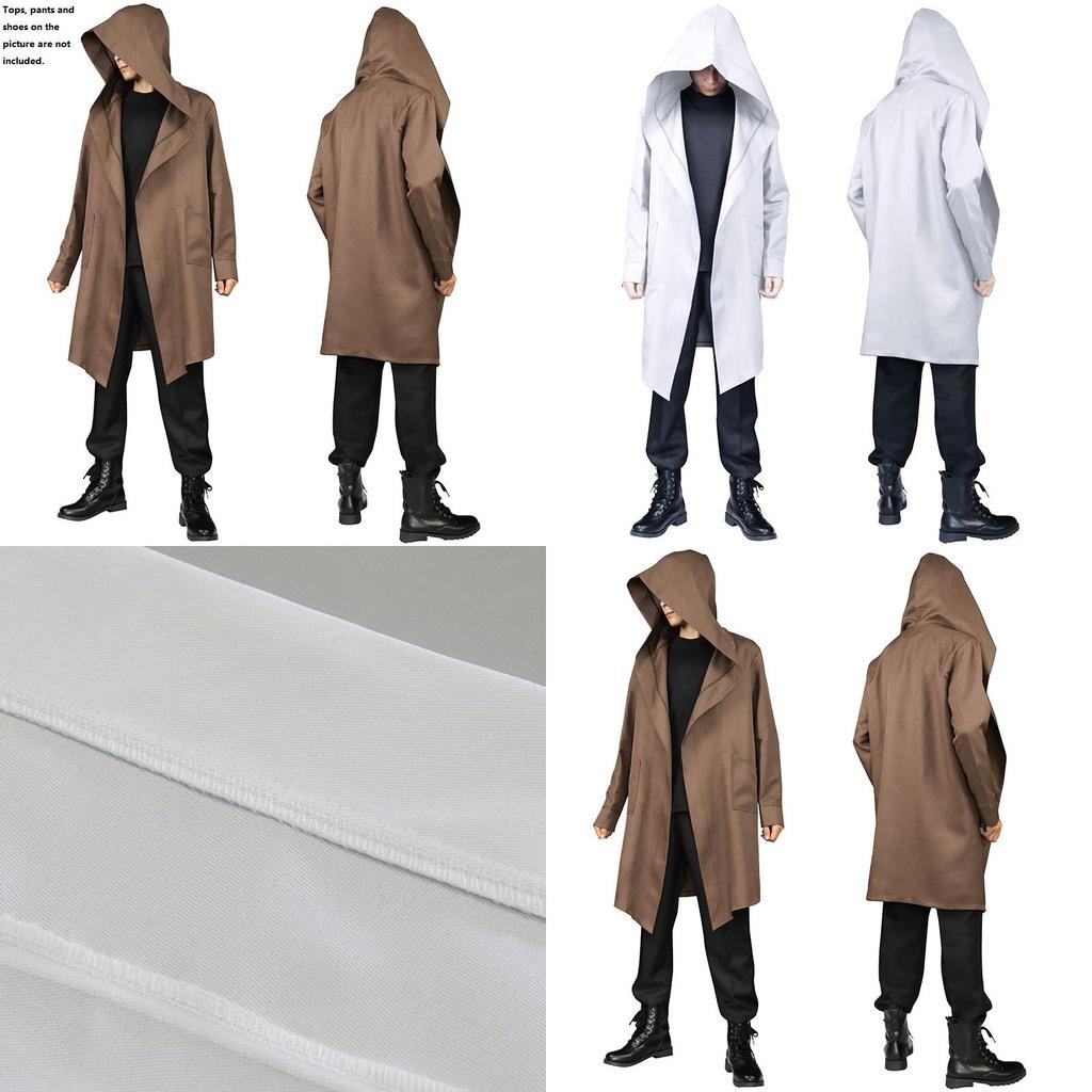 Versatile Death Hooded Capes Long Sleeve Wizard Cloak For Halloween Cosplay Fun