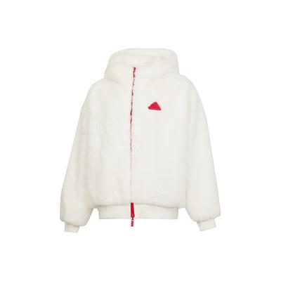 Sports Windproof Casual Hooded Long-Sleeve Jacket for Women, White